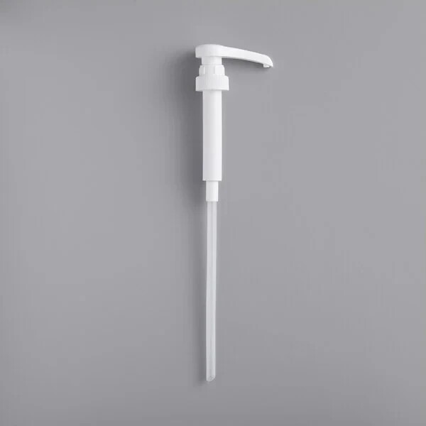 Choice 0.25 oz. Syrup Pump for Most 700 mL, 750 mL, and 1 Liter Bottles