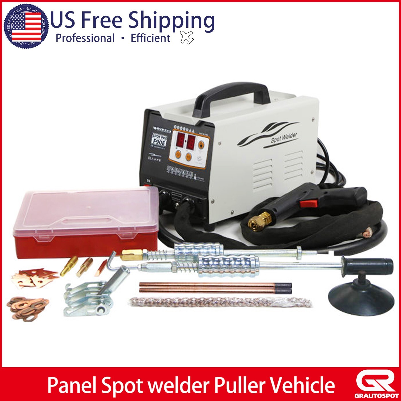 90E 110V 3KW Panel Spot Puller Dent Repair Vehicle Multispot Dent Repair Machine