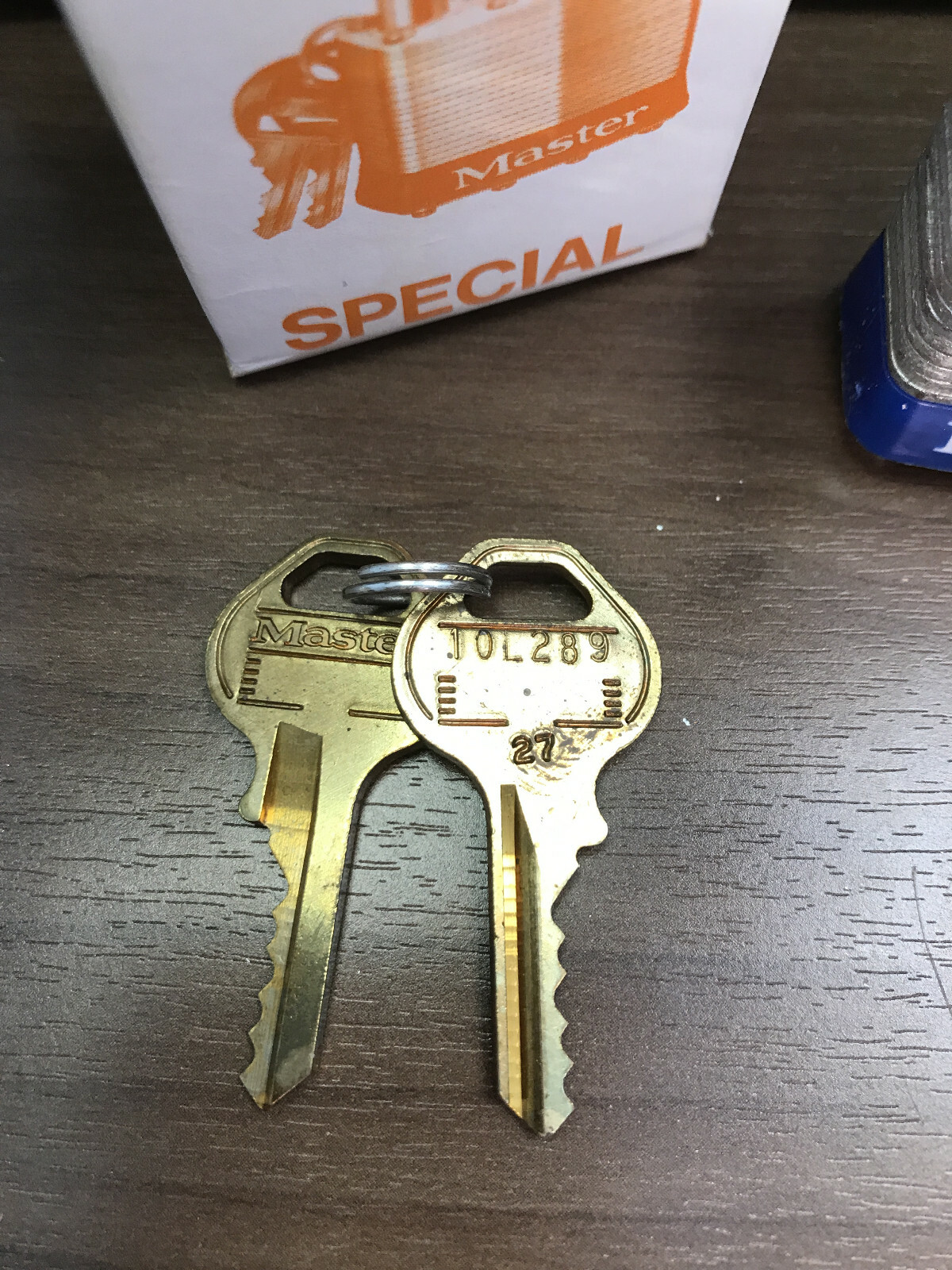 Master Lock #31 Laminated Steel Padlock, KA, Key #10L289