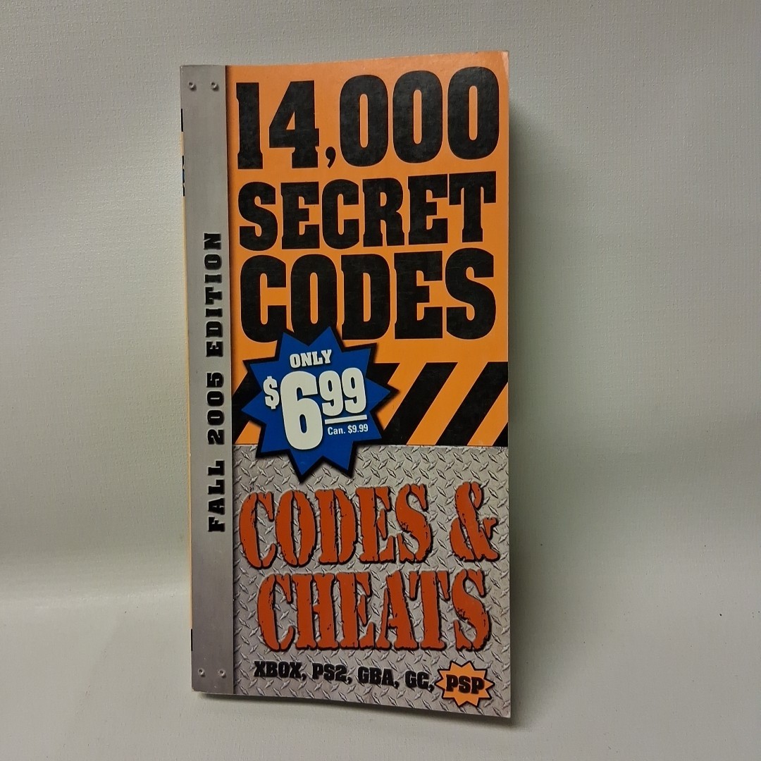 Secret Codes And Cheats - 14,000 Codes - Fall 2005 edition