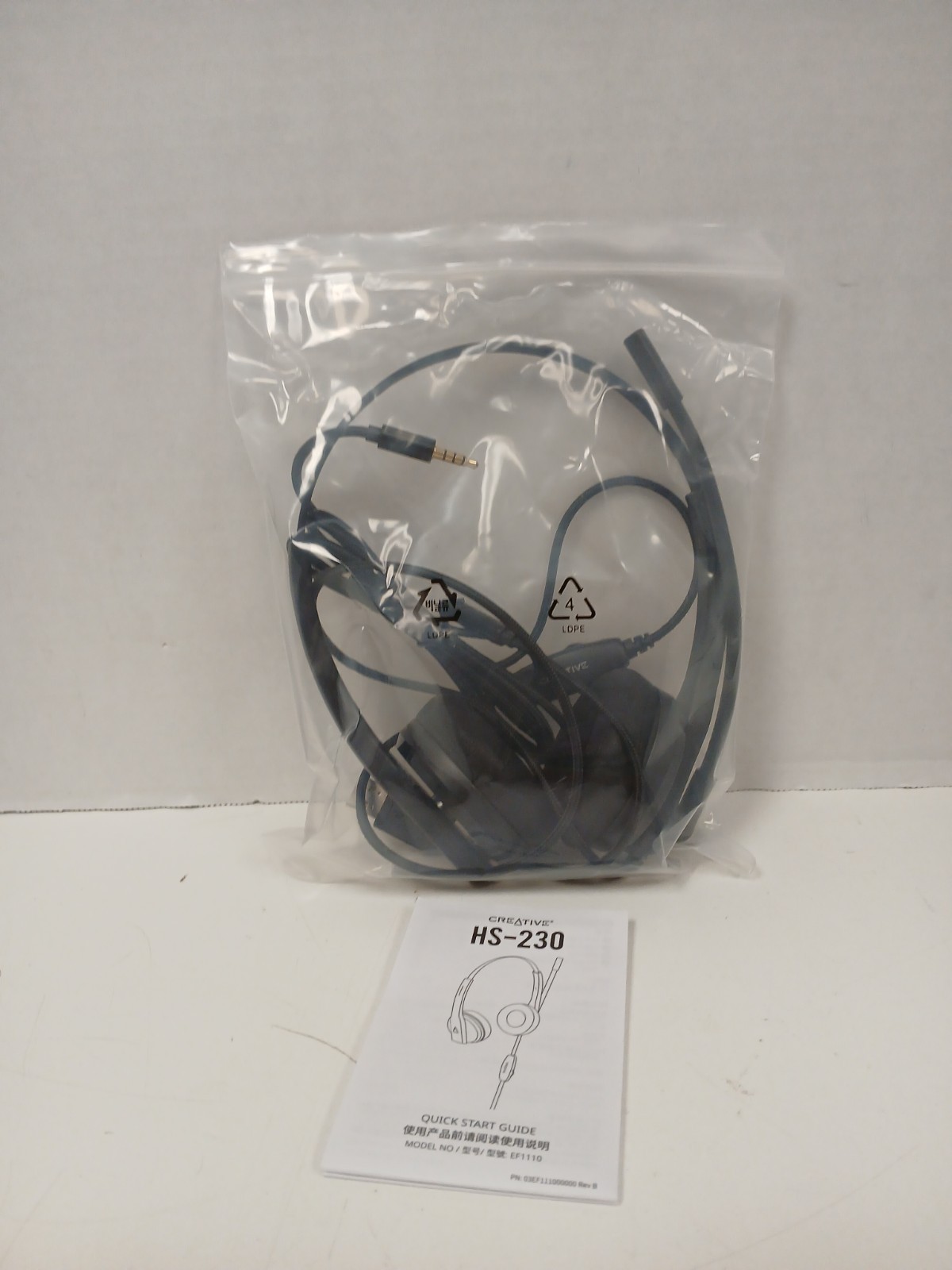 Creative Labs HS-230 Headset With Noise Cancelling Microphone