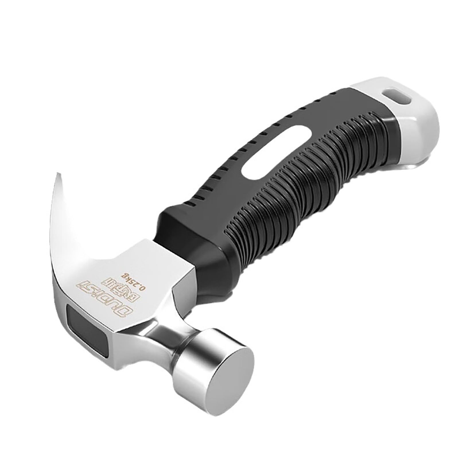 10.58 Oz Small Claw Hammer, Forged Steel Stubby Tack Hammer with Shock-absorb...