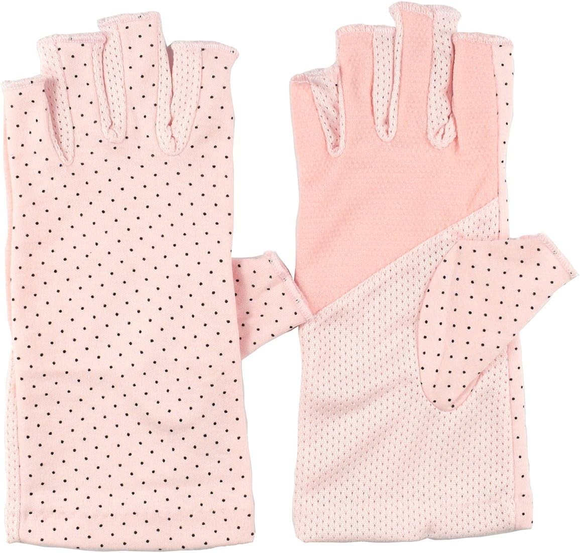 Womens Sunscreen Finrl Gloves UV Sun Lightweight Cotton Driving Gloves