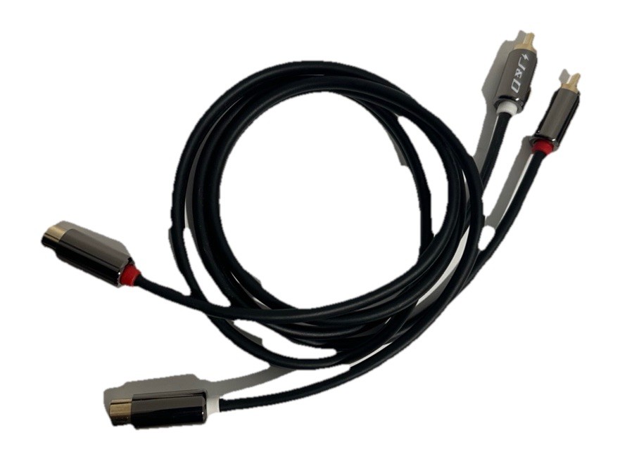 Gold Plated J&D 2 RCA Extension Cable Heavy 3 Feet