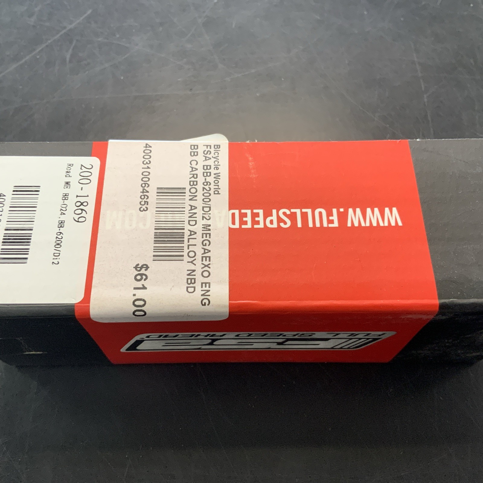 FSA MegaExo Road Bottom Bracket - BSA Sealed Cartridge Bearings, CNC Alloy, DI2