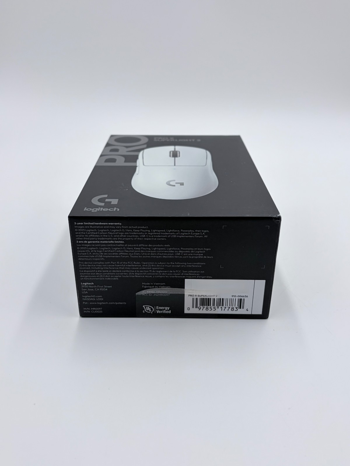 Logitech G PRO X Superlight 2 Wireless Gaming Mouse - White (New/Sealed)