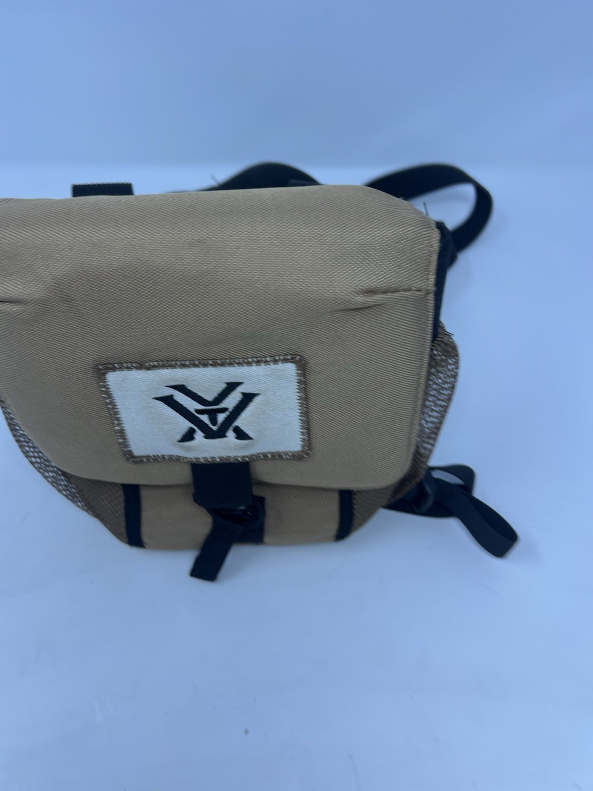Vortex Tan Binocular Harness Case with Straps and Mesh Pockets