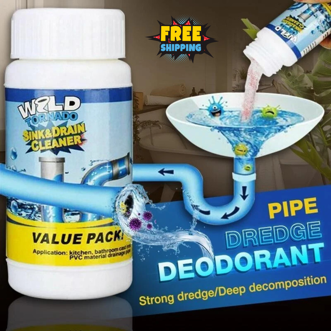 Fast Drain Remover Hot Sink Pipe Dredge Quick Foaming Cleaner 3.9 oz/ 110 g