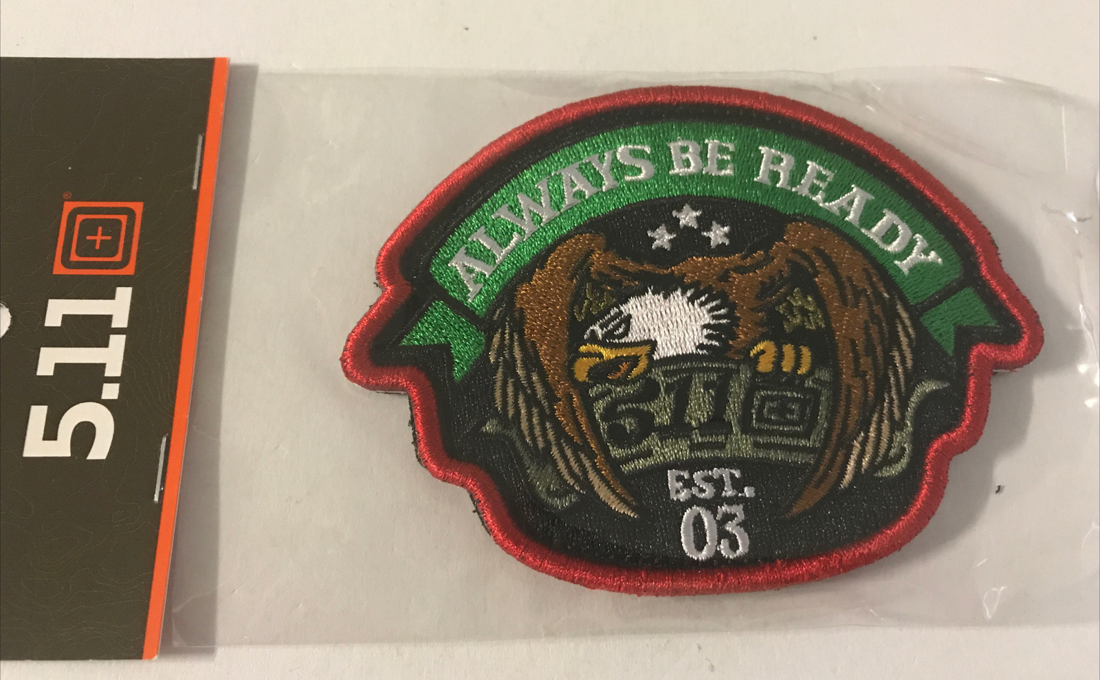 5.11 TACTICAL Morale Patch Eagle Birds And Banners New