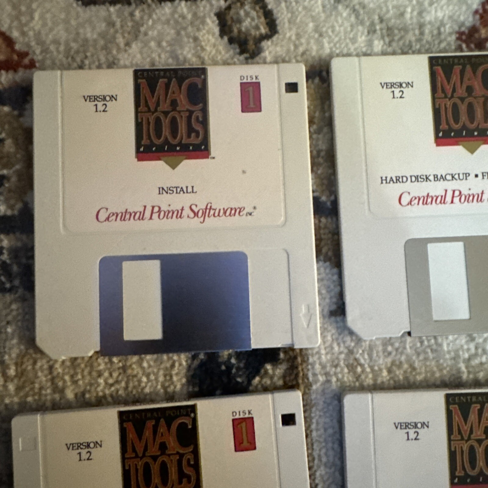 Central Point Software Mac Tools Deluxe 3.5” Floppy Disks Apple Macintosh 1.2