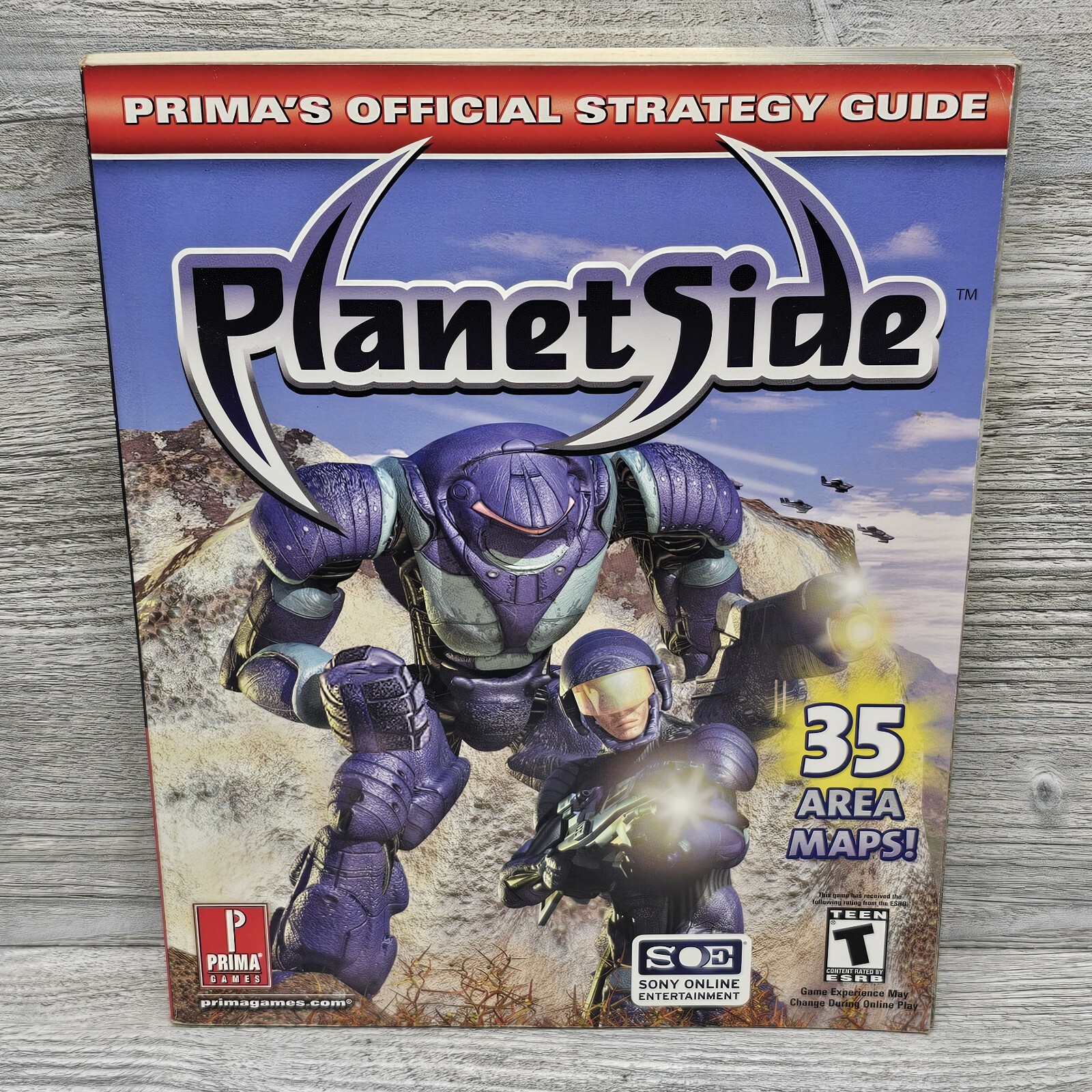 Planetside Prima PC Strategy Guide All 3 Empires Covered 35 Area Maps