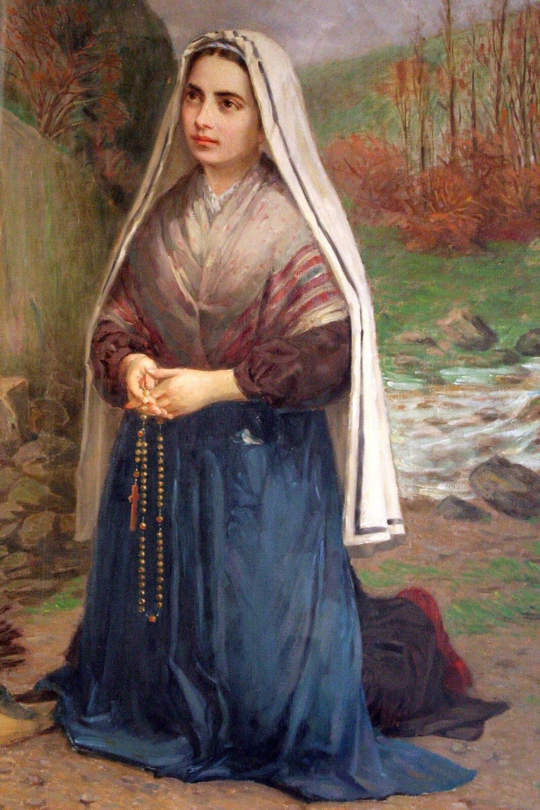 Saint Bernadette Soubirous PREMIUM PRINT - PRINTED IN THE USA - READ HER STORY