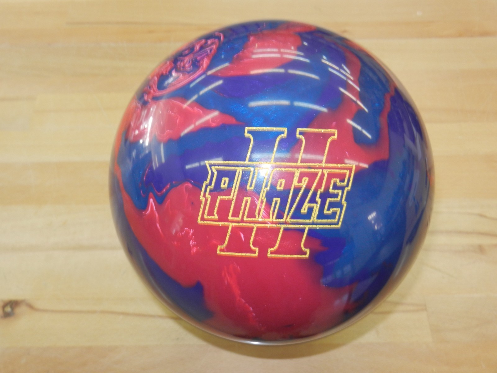 NIB 15# Storm Phaze II Pearl Bowling Ball w/Specs of 15.3/3.5-4" Pin/3.21oz TW