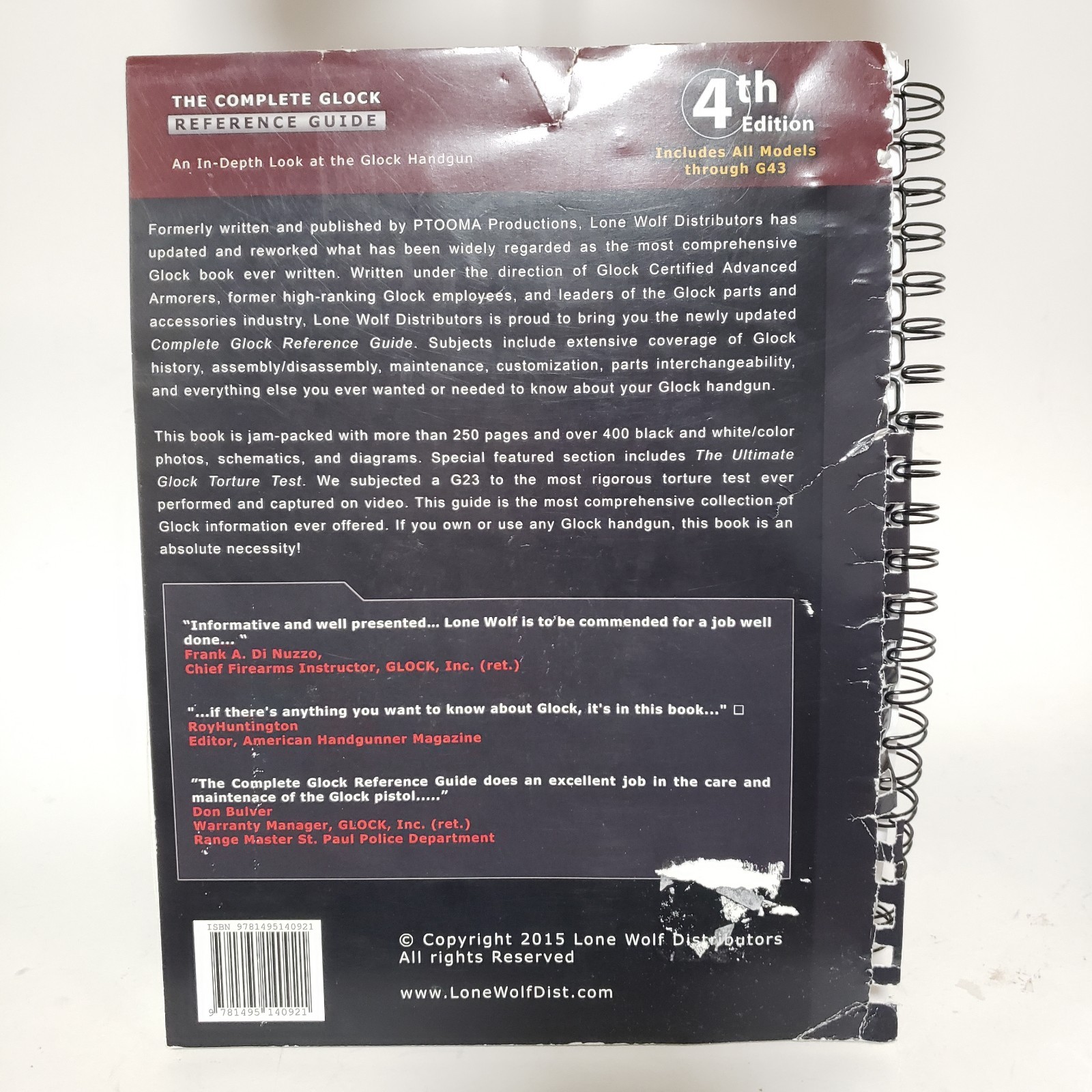 The Complete Glock Reference Guide 4th Edition LONE WOLF DISTRIBUTORS