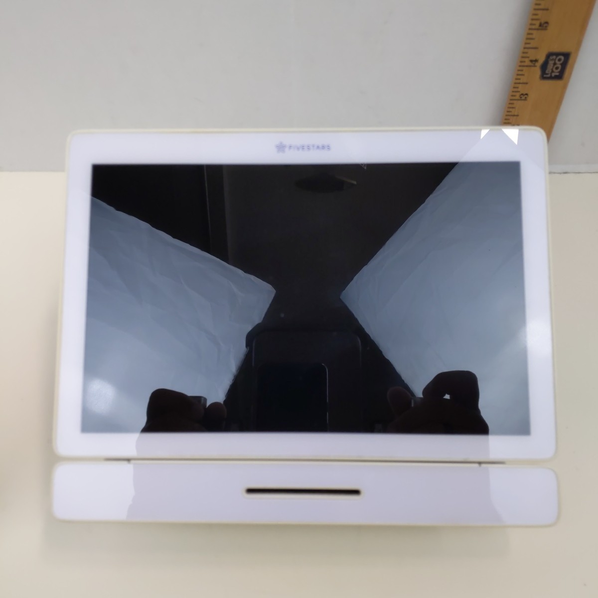 FiveStars POS Customer Display 10in Touchscreen USB Ethernet White AS IS Parts