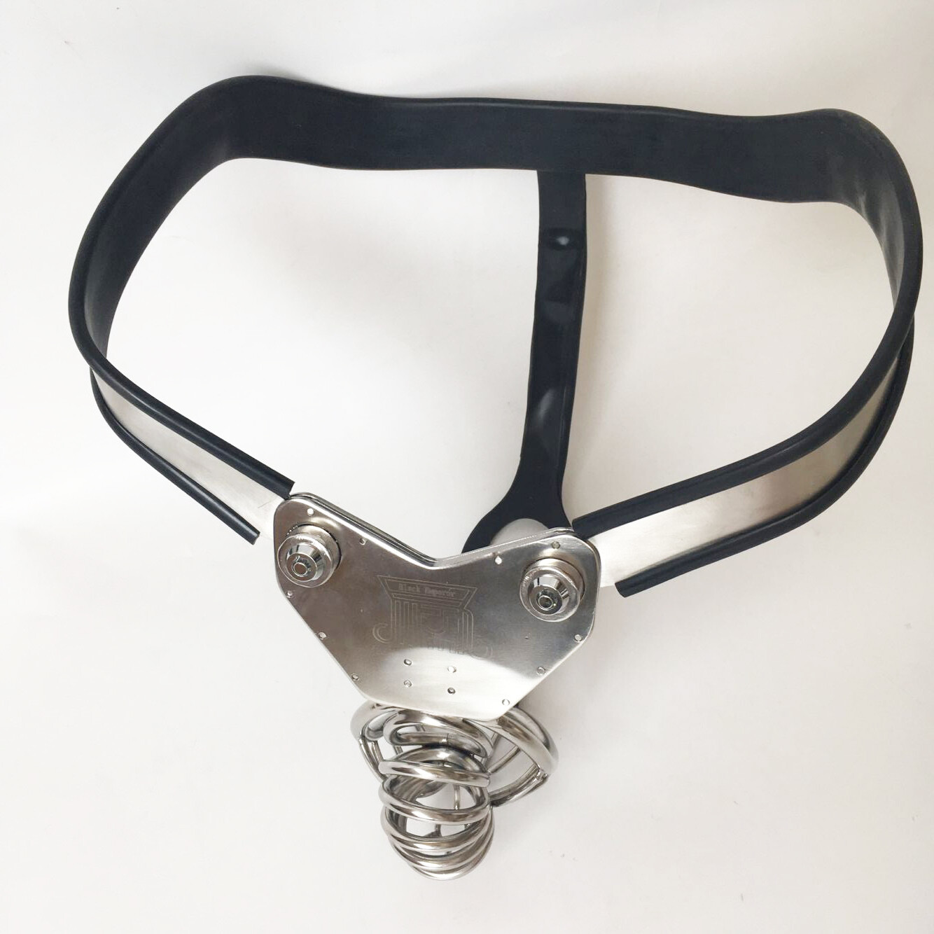 Stainless Steel Male Chastity Belt Cage Underwear Silicone Belt Pantys BDSM