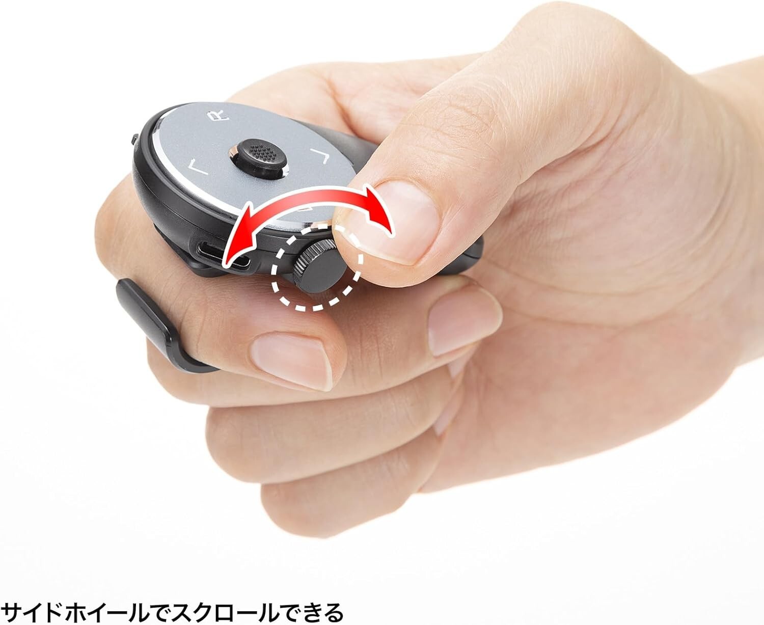 Sanwa Supply Bluetooth Ring Mouse MA-BTRING5BK Lightweight
