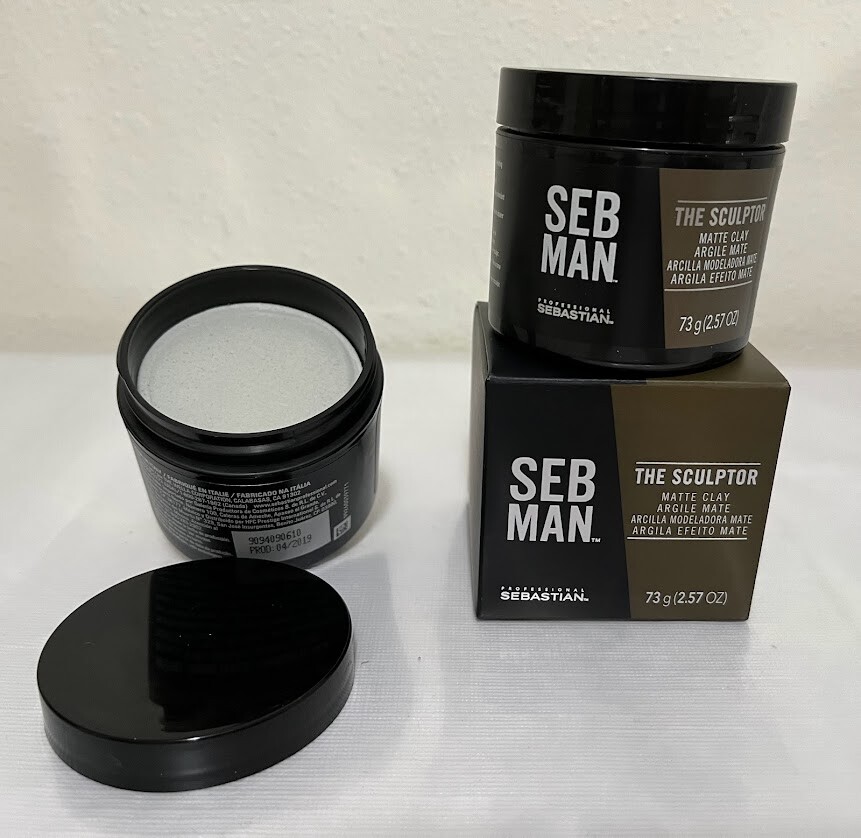 2 x Matte Clay The Sculptor SebMan  2.57 oz Sebastian Professional Wella Seb Man