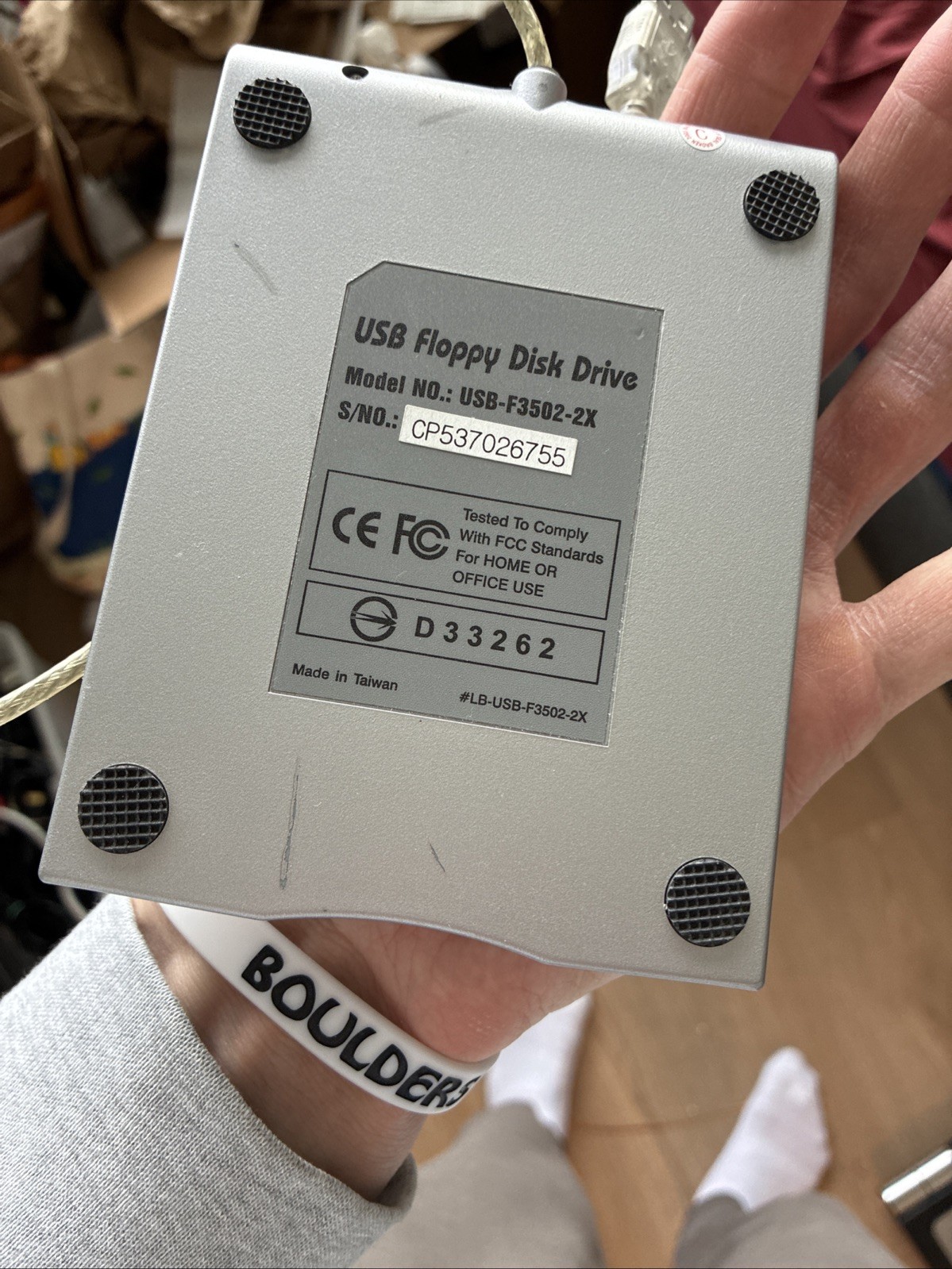 Portable External USB Floppy Disk Drive USB-F3502-2X
