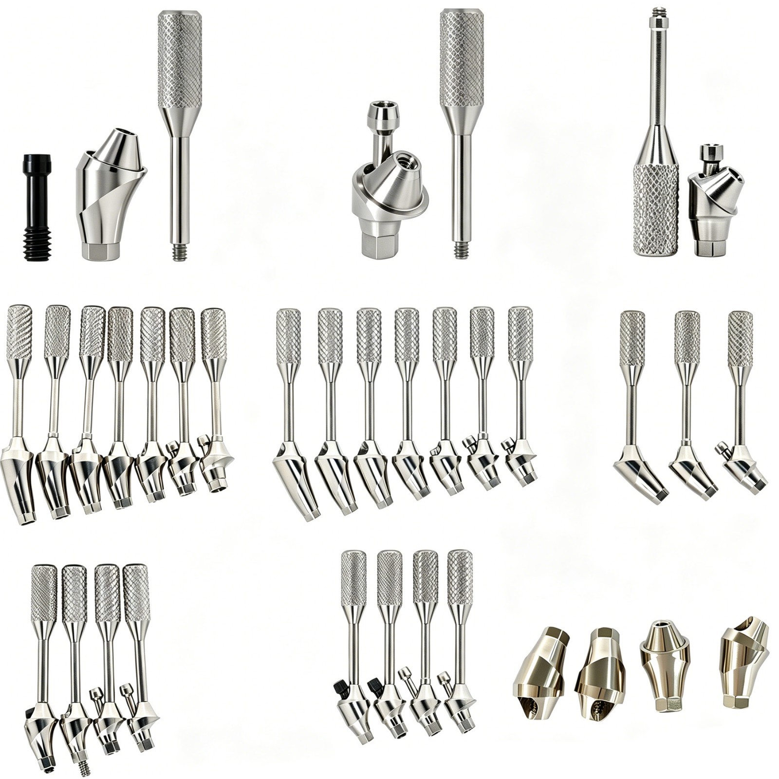 Dental Multi unit angled abutment 17º30º45°Mini/Regular platform fit Hiossen OSS