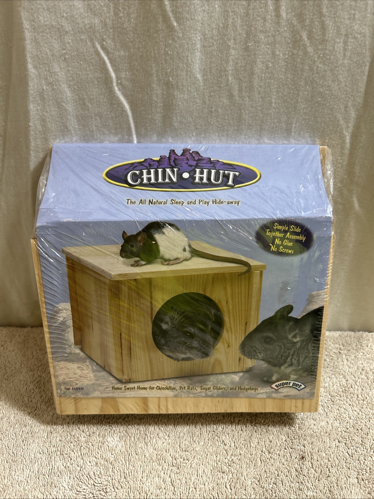 Chinchilla Hut By Super Pet. Home Sweet Home For Chinchillas, Pet Rats, And More