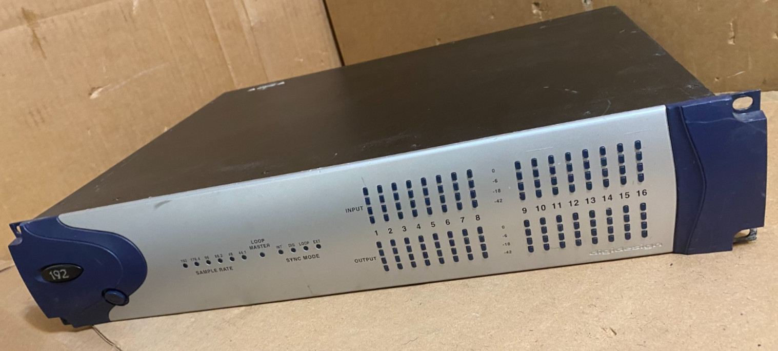 Avid Digidesign 192 I/O ProTools Interface MH192 1x Digital  2x Analog In 1x-Out