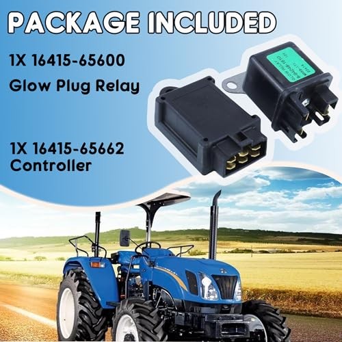 Glow Plug Relay & Controller Kit for Kubota D905 D902 L3710 D722