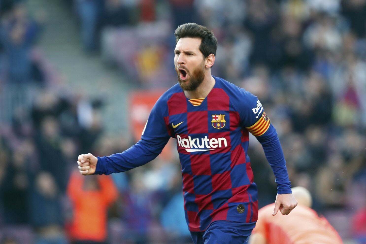 lionel messi Fc Barcelona 3.5x5 unsigned photo