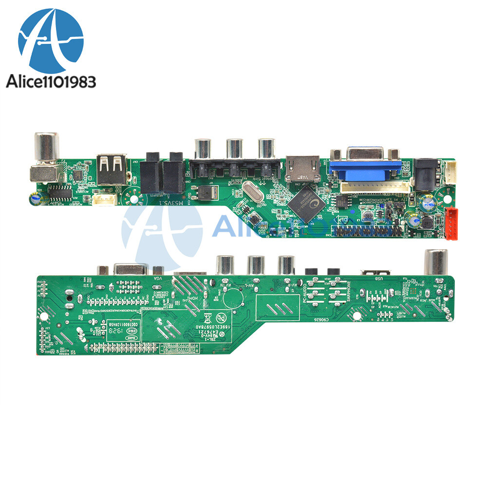 V29 Universal LCD TV Controller Board TV Motherboard VGA/HDMI/AV/TV/USB New
