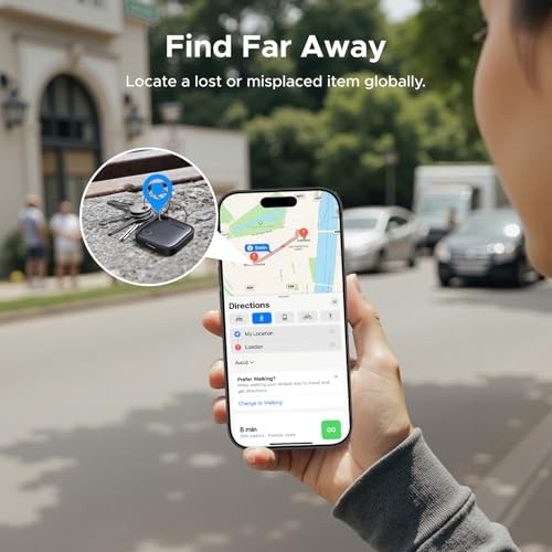 FineTrack Air Tracker Tags (iOS Only) 4 Pack Key Finder | Bluetooth Tracker 2