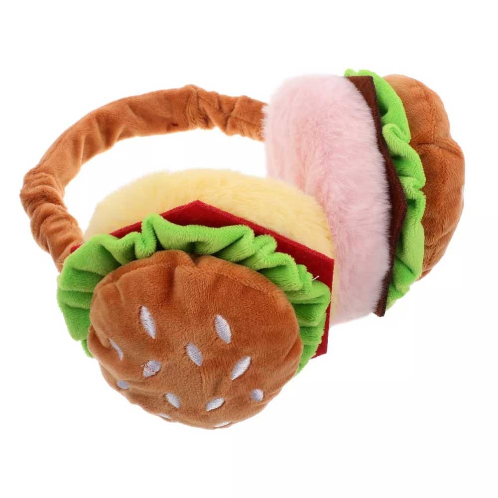 Funny Hamburger Ear Muffs Piggy Bank Adult Novelty Coin Bank Warmer