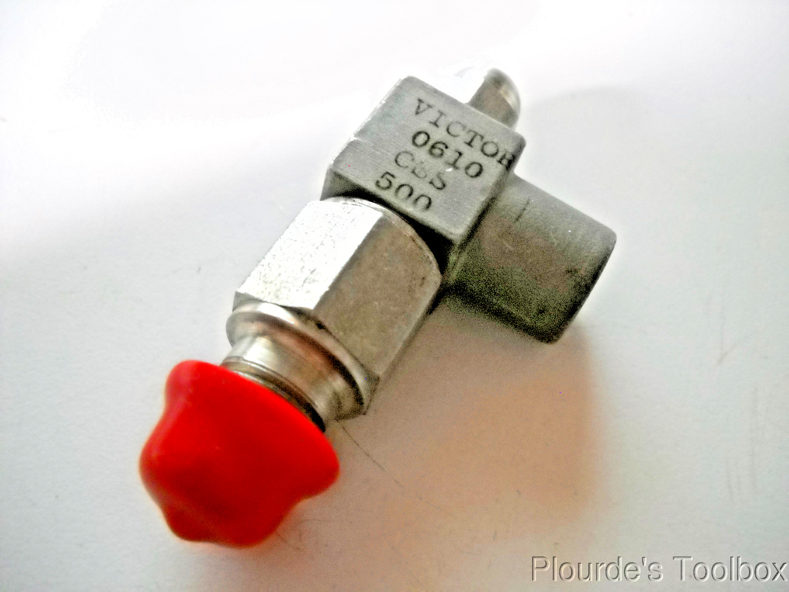 New Victor 1/4" NPT Stainless Valve, Unknown Valve, Part number 0610-CSS-500