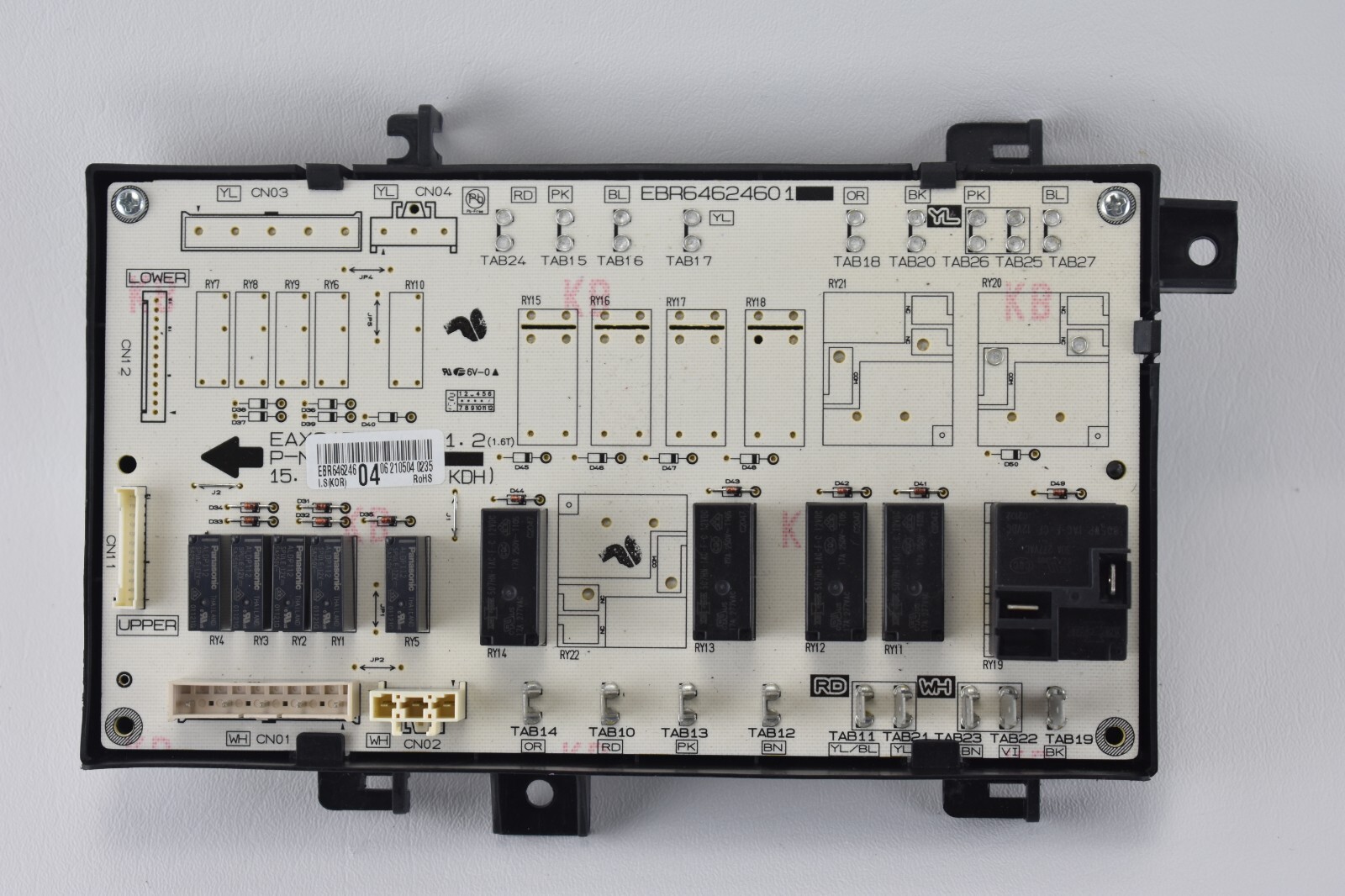 Genuine LG Built-In Oven Relay Board # EBR64624604
