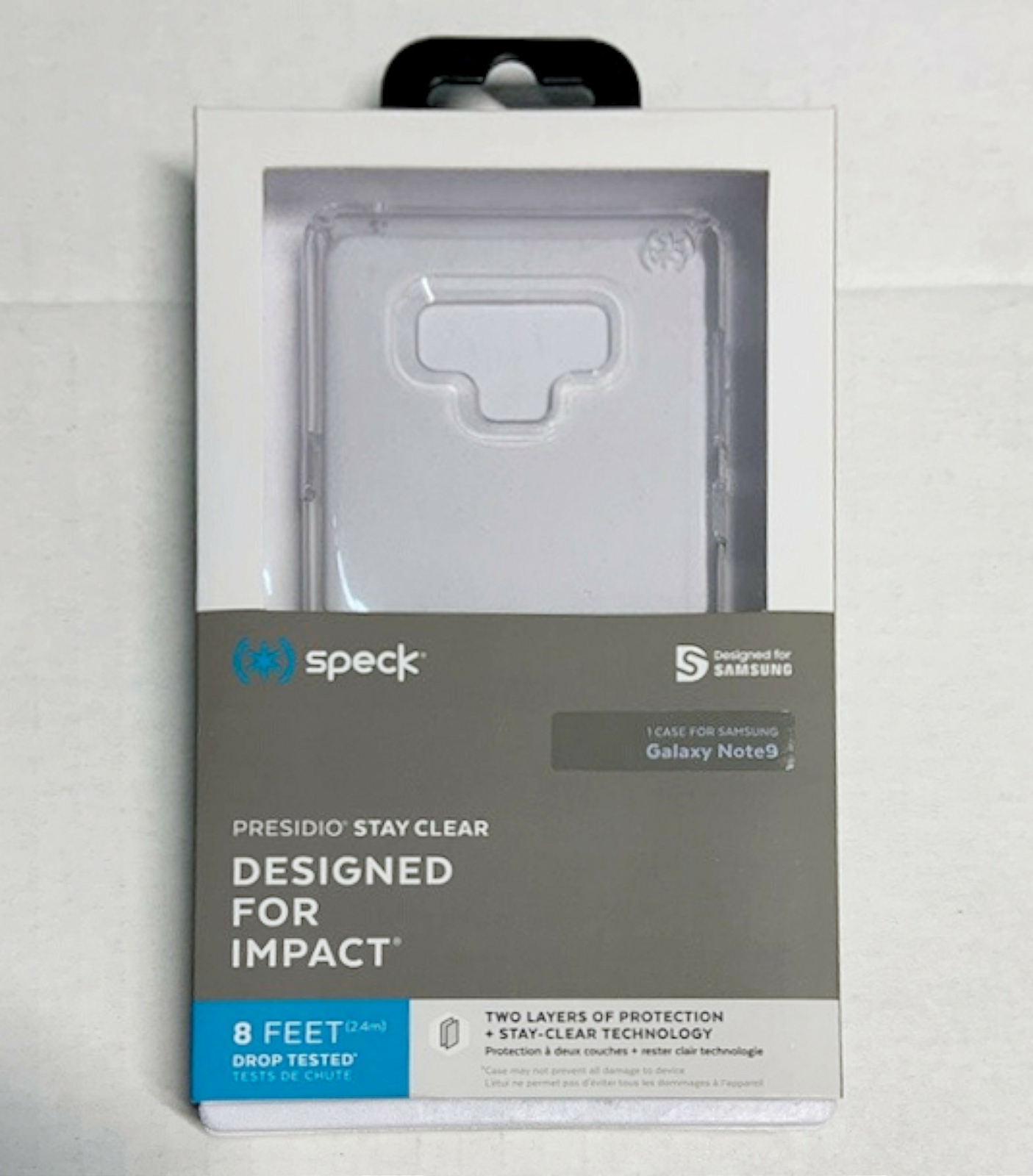 NEW Speck Presidio STAY CLEAR Transparent Case for Samsung Galaxy Note9 Phones