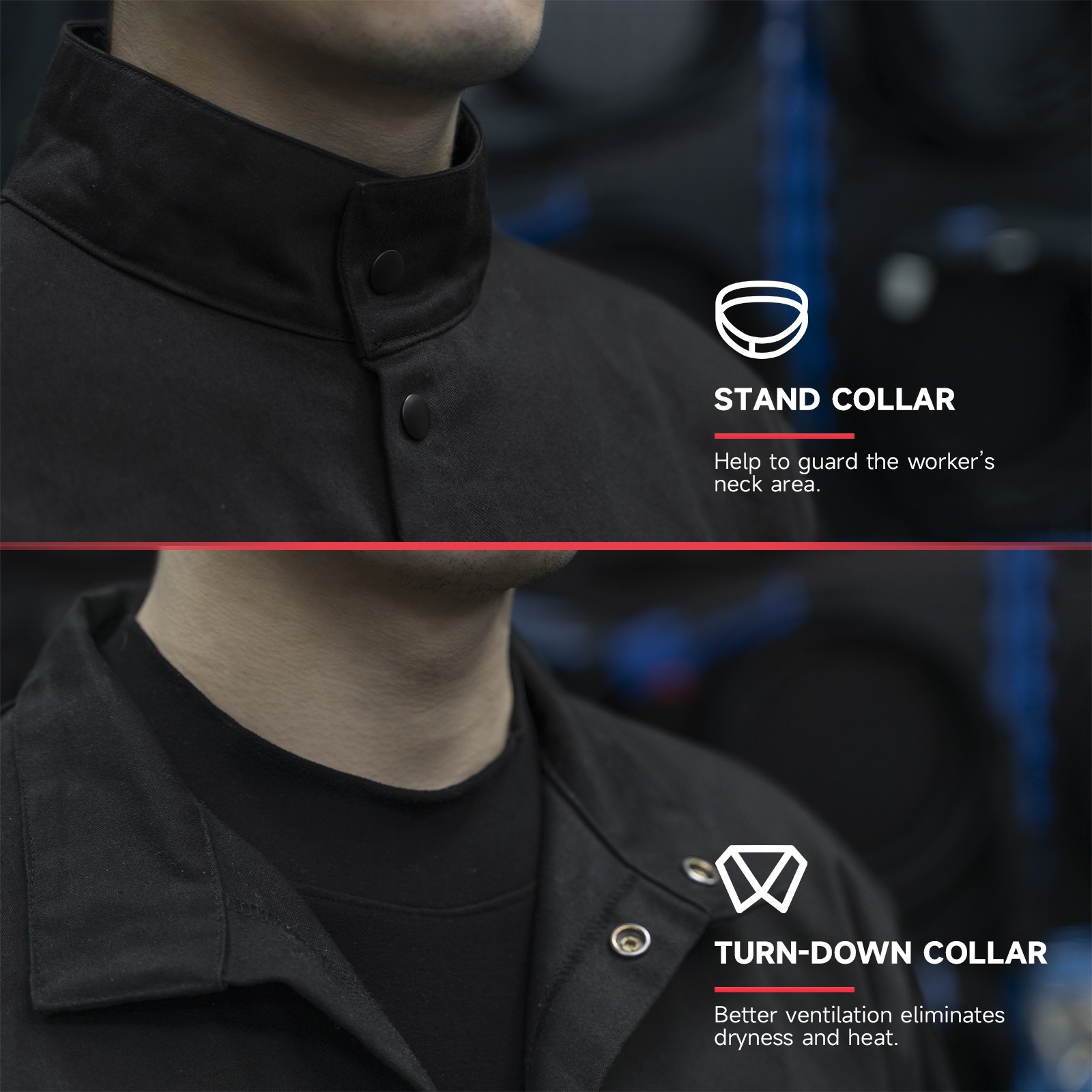 YESWELDER Flame Resistant (FR) Cotton Welding Jacket