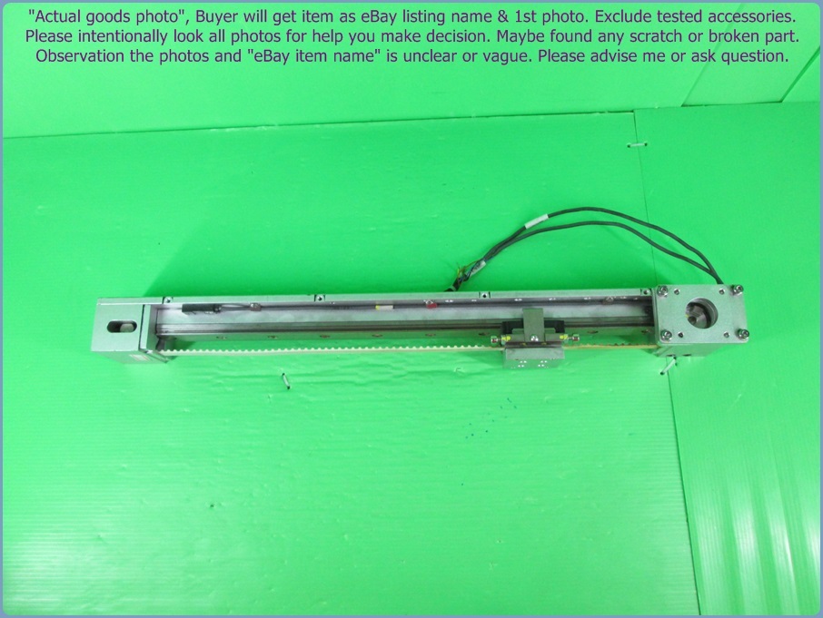 Linear drivenbelt driven as photo, Stroke 30cm., Mini CNC/3D Printer, Promotion.