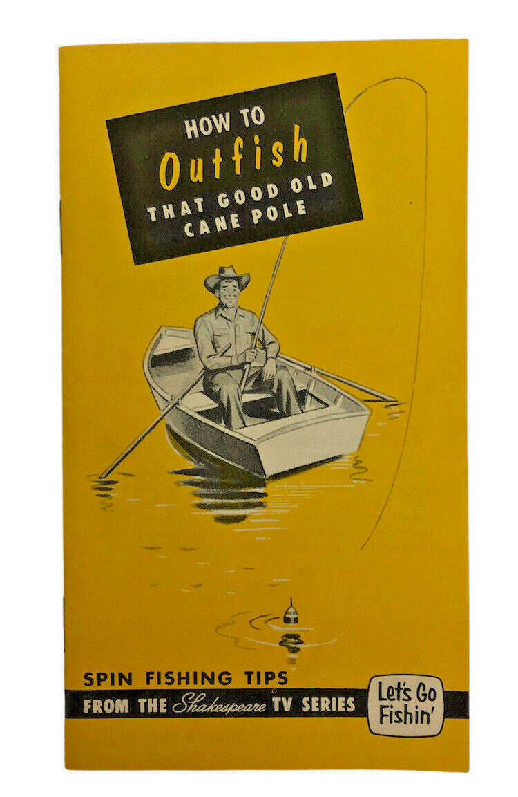 Shakespeare Fishing Lures Reels Tackle How to Fish Booklet Pamphlet