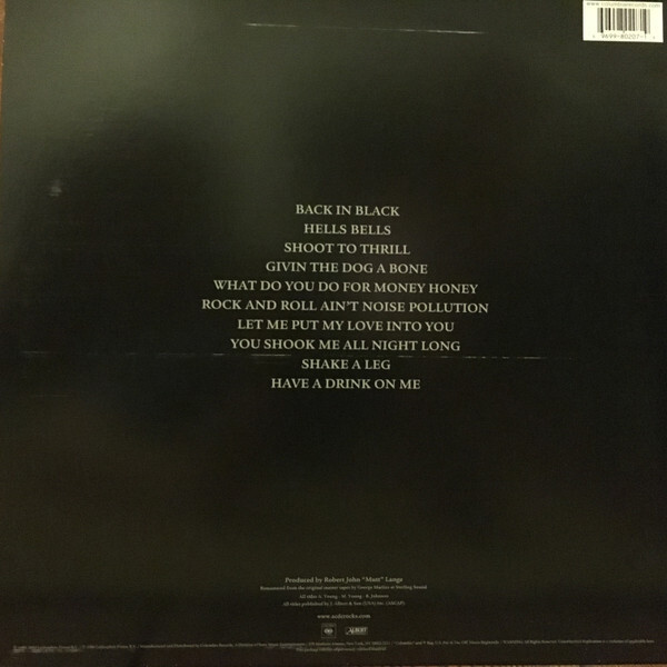 AC/DC - Back In Black - Brand New/Sealed Vinyl