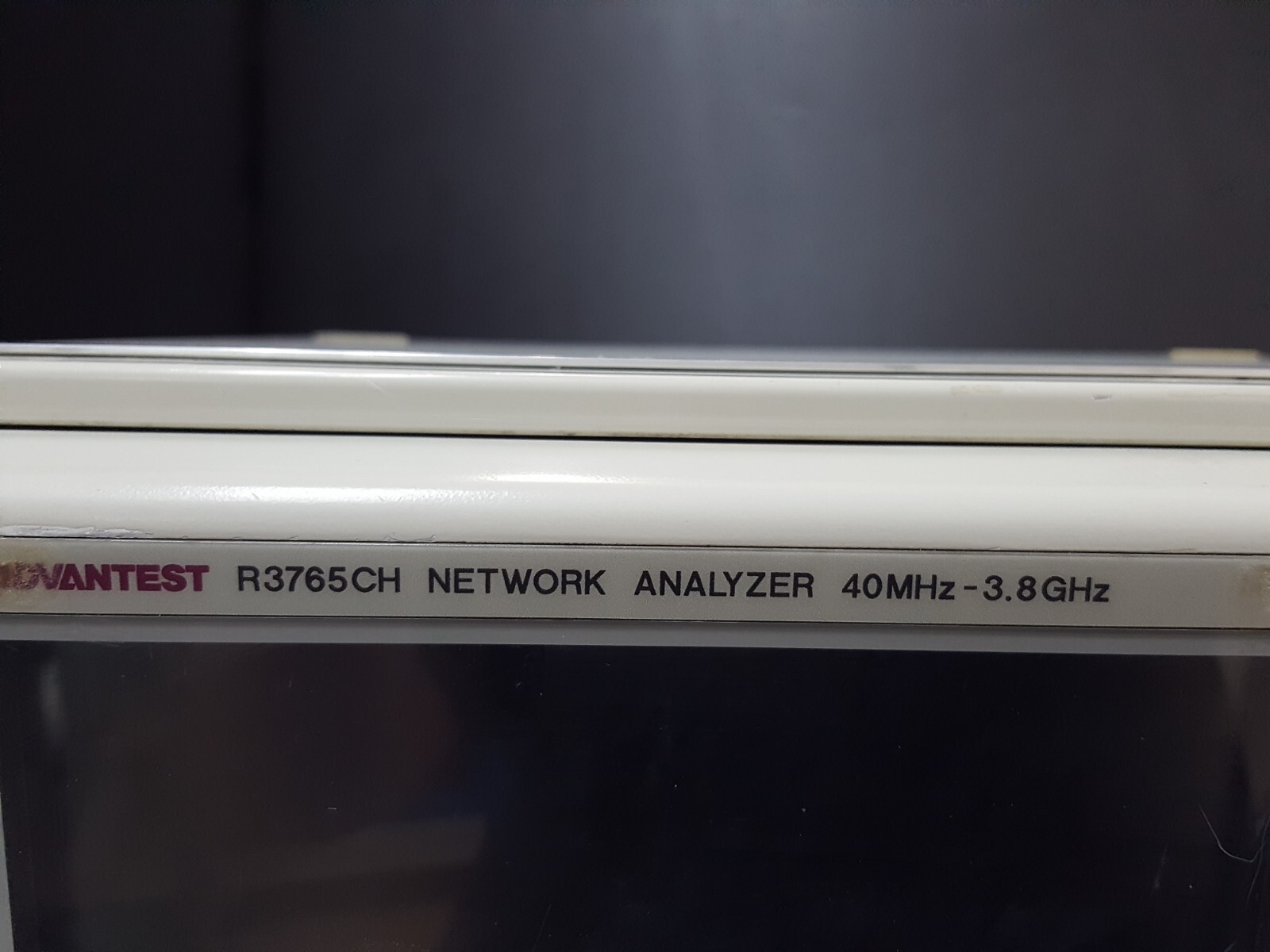 Advantest R3765CH: Network Analyzer, 40MHz-3.8GHz, Not working (0048)