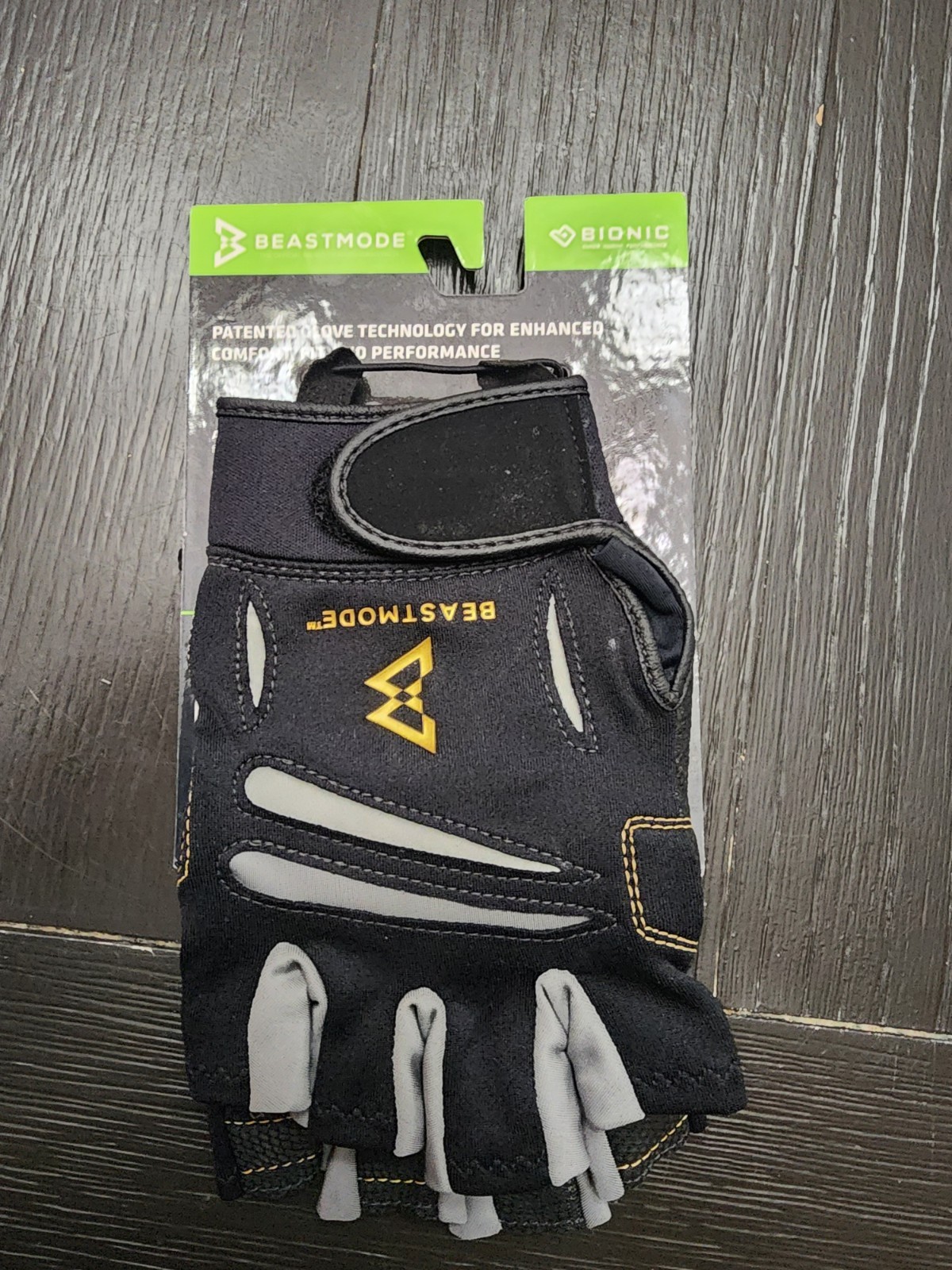 Bionic Men's BeastMode Fingerless Fitness Gloves - Black 🔥 Awesome Item