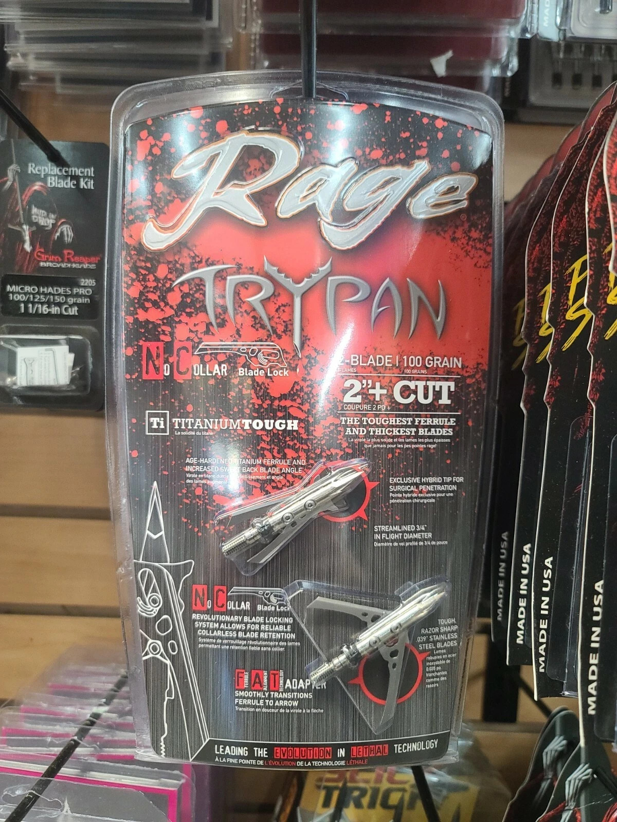 Rage TRYPAN  2" Cut Broadhead - 100 gr - R35500