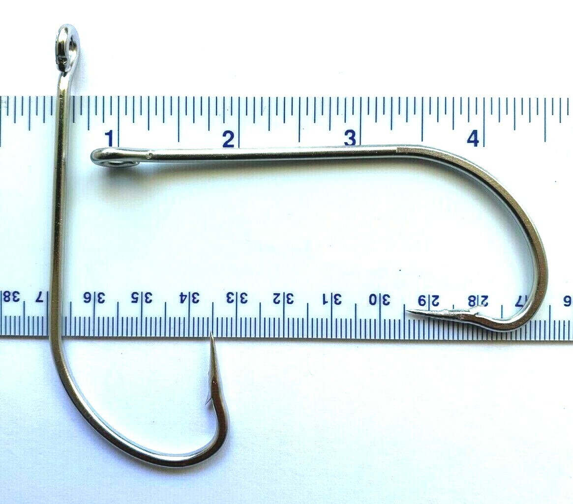 25 GT Stainless Steel O'Shaughnessy Fishing Hooks size 10/0 34007