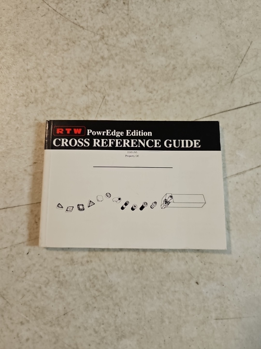 Rogers Tool Works, Inc. RTW PowrEdge Edition Cross Reference Guide 1995