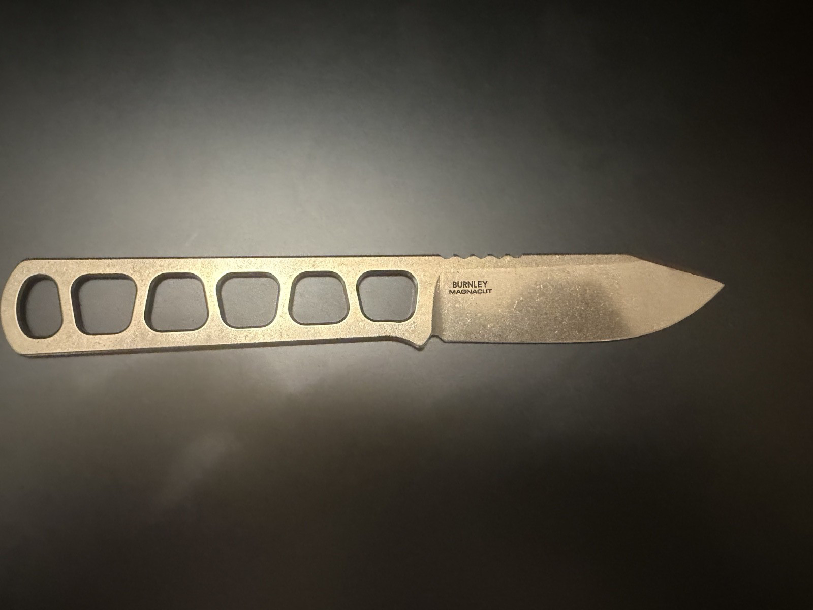 Lightly USED Boker BFF Packlite Fixed Blade EDC MagnaCut Skeleton Knife