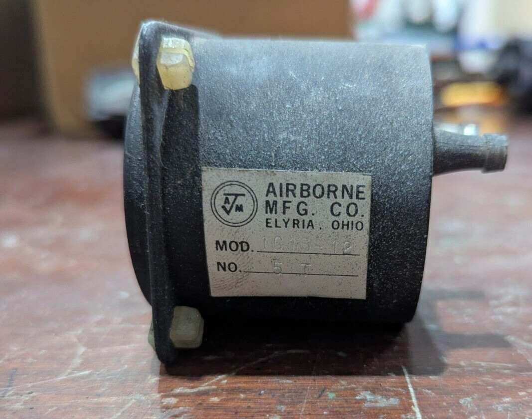 Airborne Gyro Suction Indicator AS REMOVED