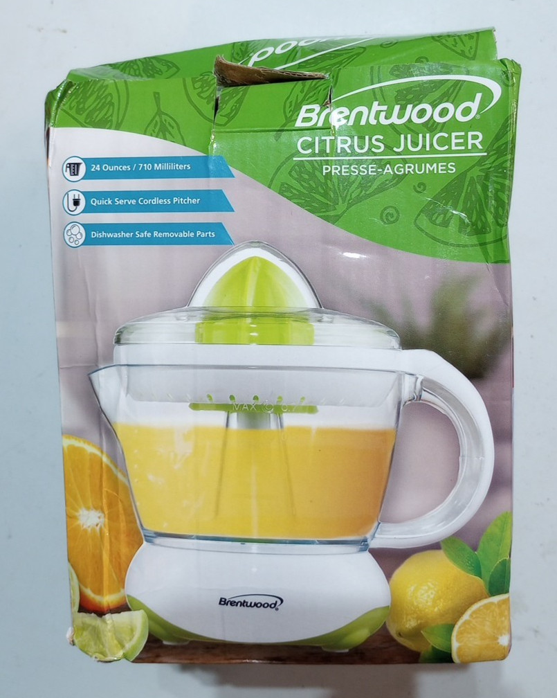 Brentwood Citrus Juicer (24-Ounce) New