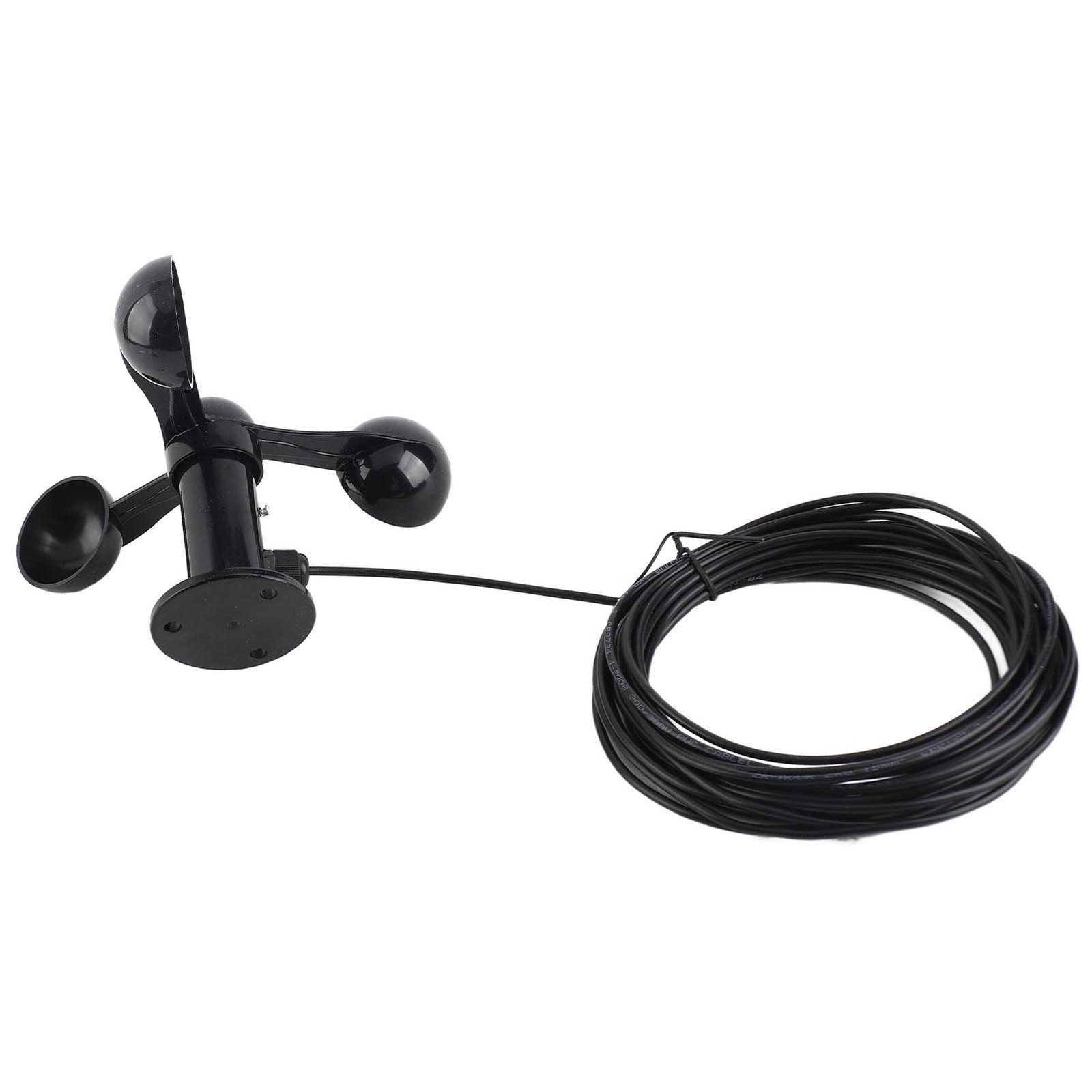Anemometer Sensor Wind Speeds Cup With 8M Water Resistant Cable 4cm Mounting