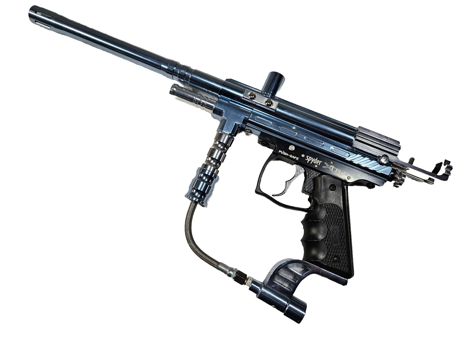 Spyder Xtra Metal Trigger Grip Frame Semi Auto Paintball Gun With 12 inch Barrel