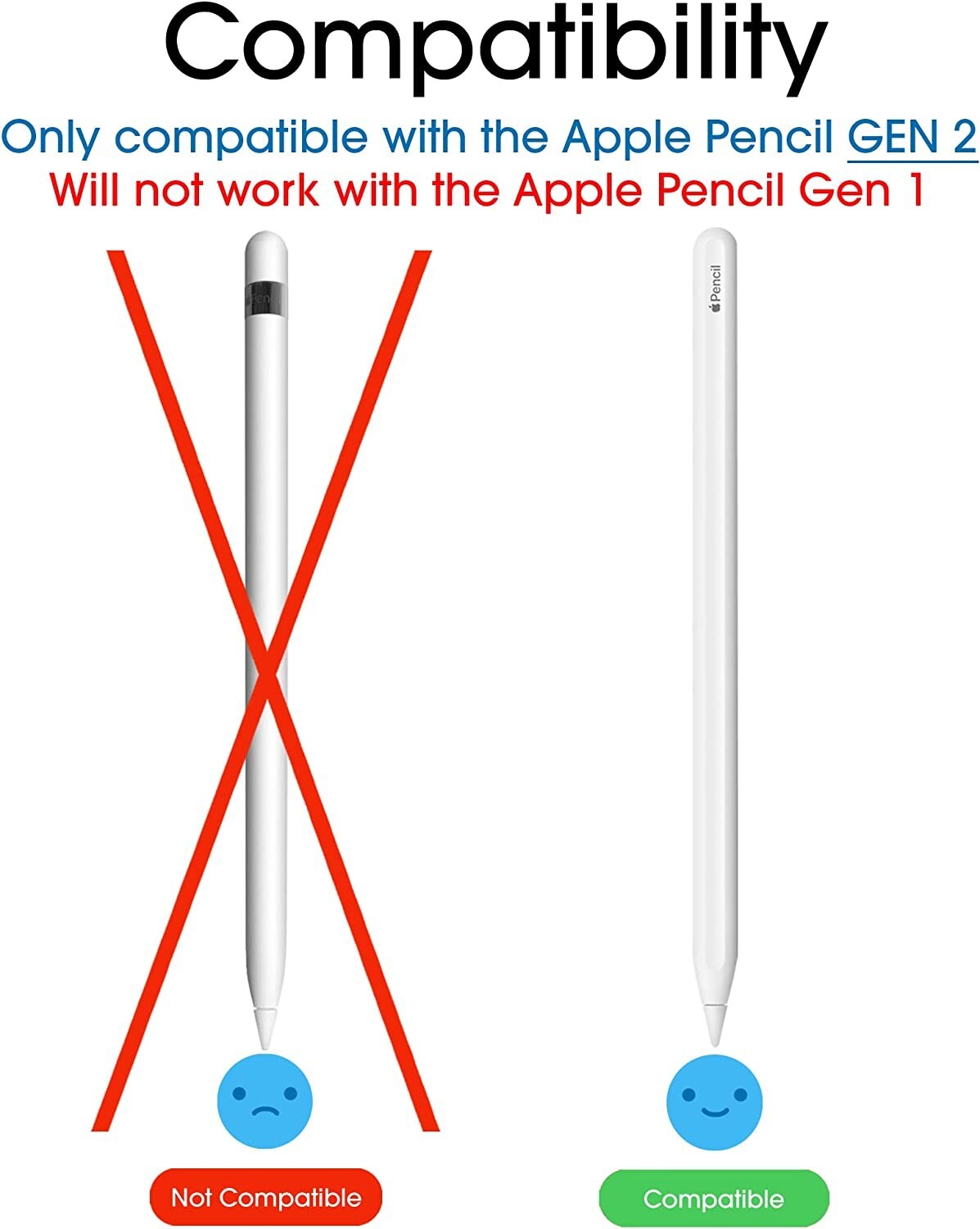 Charger Cable Compatible with Apple Pencil 2nd Generation Only