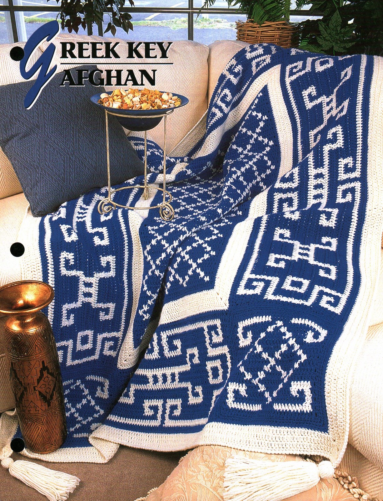 Greek Key Afghan | Annie's Crochet Quilt & Afghan Club QAC331-01